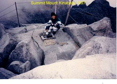 Mount Kinabalu 1997 summit