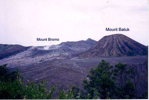 Mount Bromo and Mount Batuk