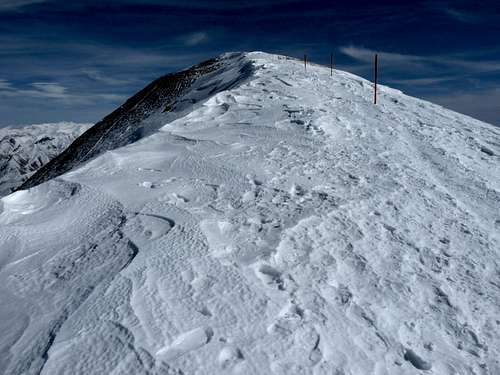 On the way to the summit