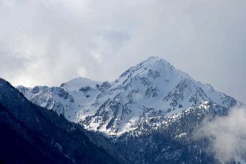 Mount Carrie from Elwha River Range