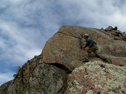 Optional hazard on the South East Ridge of San Miguel