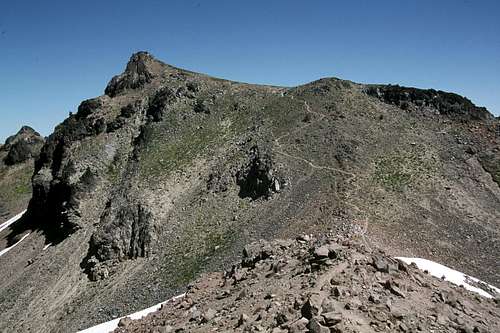 Summit of Hawkeye Point from way trail