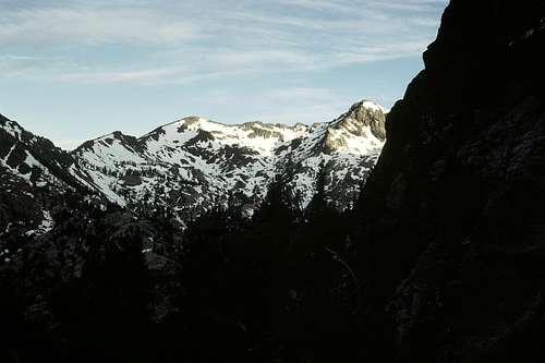 South Ingalls Peak from the Cascadian Couloir