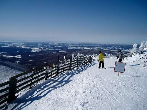 Looking Southwest towards Lake Champlain from Summit of Jay