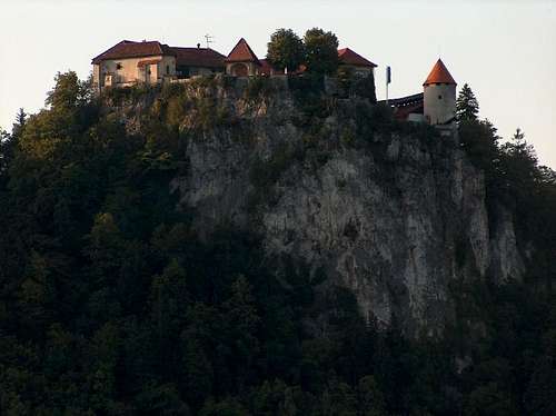 The castle over the Bled lake