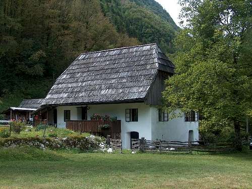 Nice house near the river Soča