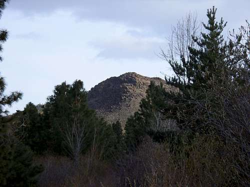 Cross Peak from near the start of the trail