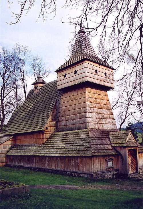 Wooden church in Grywald