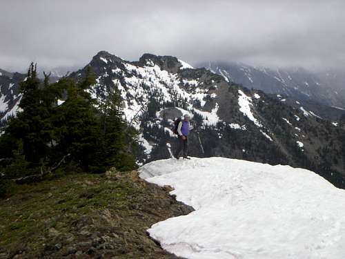 Esmeralda Peaks from Summit of DeRoux