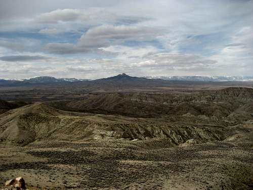 Summit view northwest