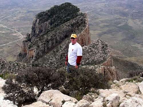 At the summit of Guadalupe...