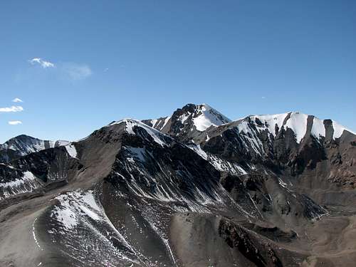 Panorama from Mt Ngontan (5702m)