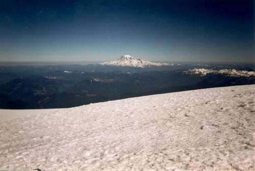 View of Rainier from summit...