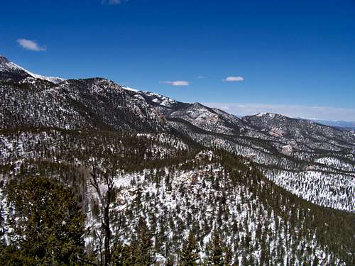 The view north from the summit