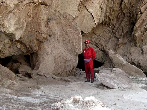 enterance of the cave