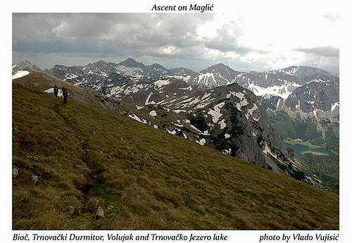 Ascent on Maglic