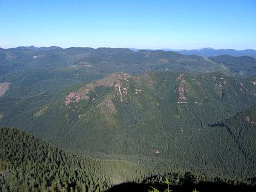 View east from Table Rock summit