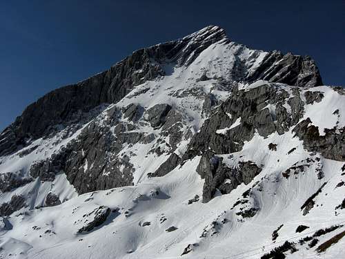Alpspitze main ski routes