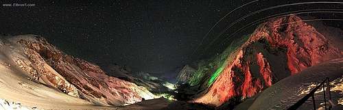 Elbrus region - color of the Night...