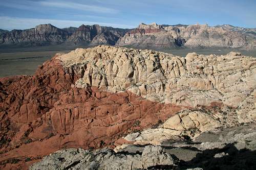 Calico Hills and the Big Red Rock Peaks