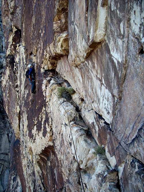 Resolution Arete, 5.11d, 20 Pitches