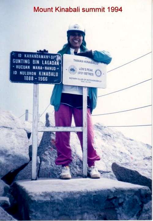 summit Mount Kinabalu in 1994