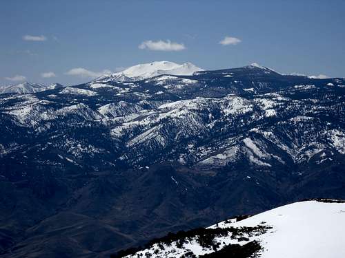 View of Mount Rose and the Carson Range from Peavine Peak