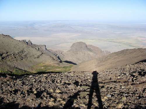 Man and Dog: Steens Mt.