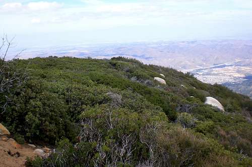 East on Trabuco Peak