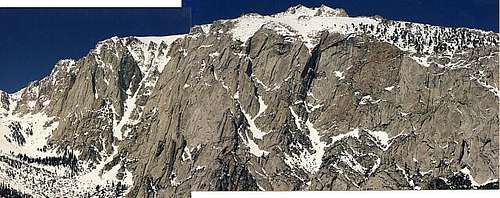 Panorama of the south face of...