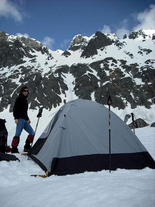 Bivy in Rumanowa valley