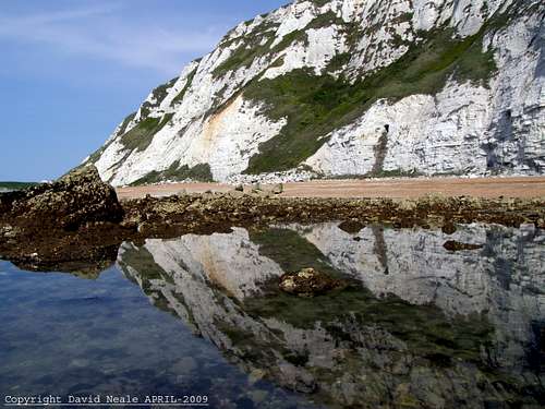 Cliff reflections, Abbot's Cliffs - Dover Kent