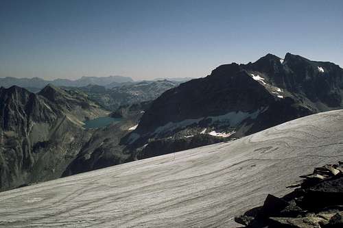 Mt. Daniel from the Hinman Glacier