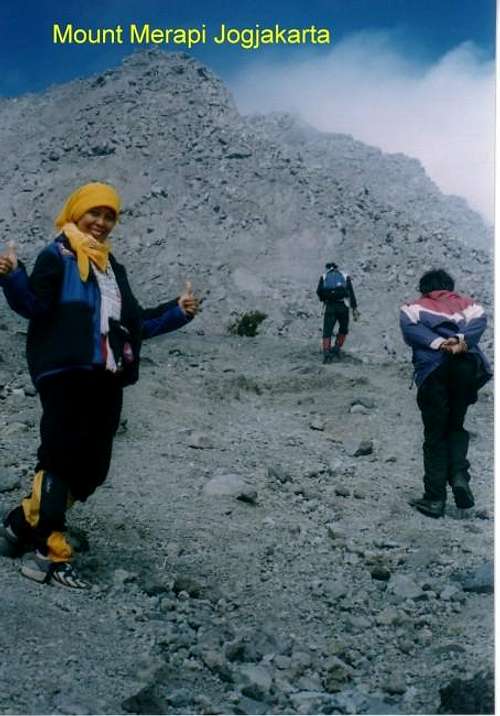 to the summit of Mount Merapi