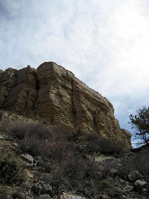 Cliffs on Antelope Mountain