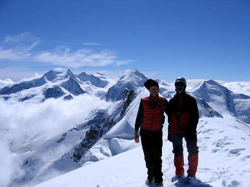 Me and my dad on Breithorn