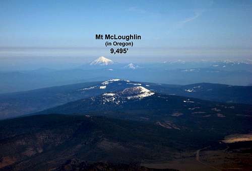 Mt McLoughlin seen from the top of Casaval Ridge