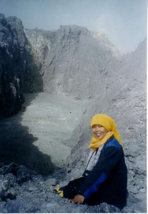 Mt Merapi craters