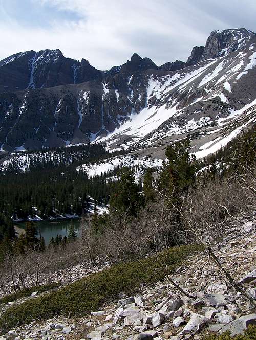 Wheeler, Jeff Davis Peak, and Stella Lake