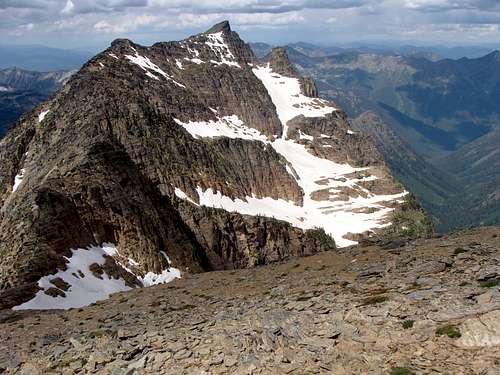 A peak from Snowshoe Peaks summit