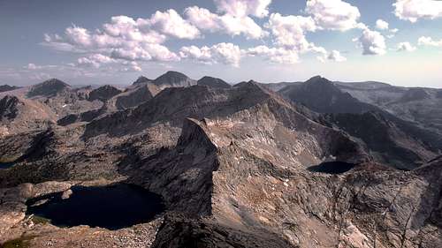 View from atop SAWtooth