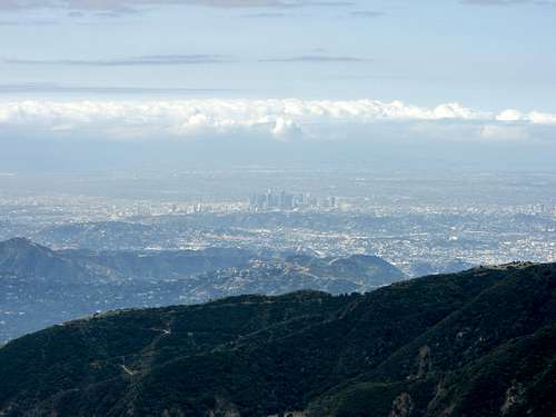 Downtown LA from the top of Hoyt