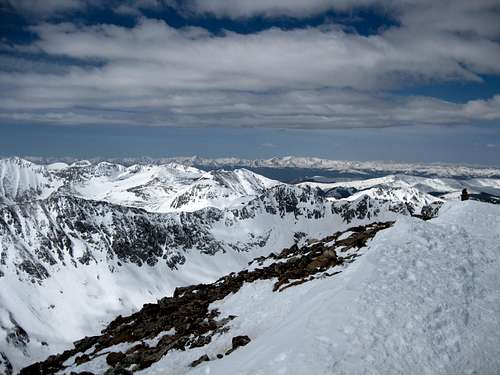 Summit view from Quandary Peak