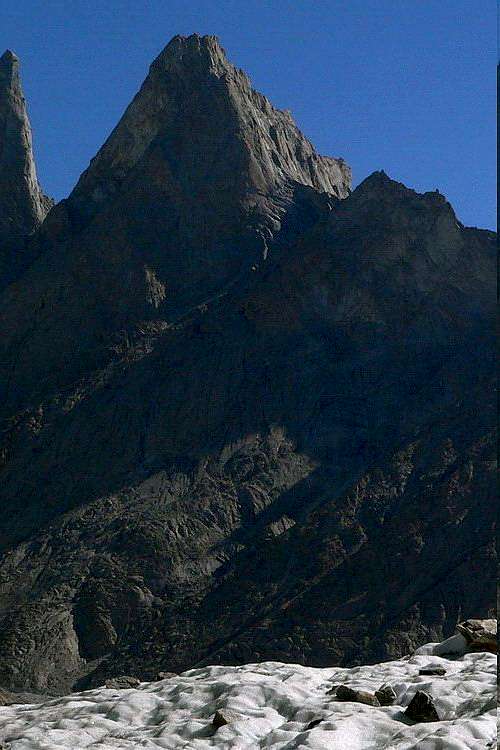 Rock Tower of Baltoro Glacier