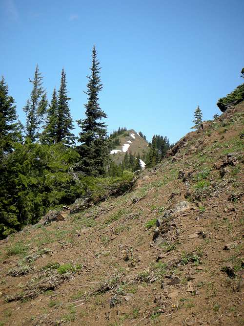 Summit of Kachess Ridge in distance
