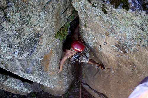 Rock climbing Peru
