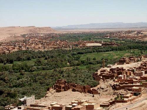 Tinerhir Oasis, the entrance...