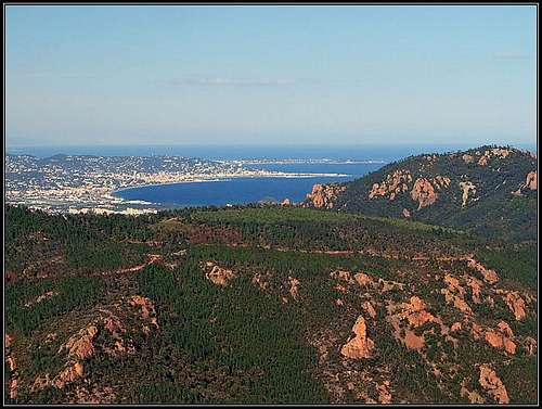 Cannes from Mont Vinaigre