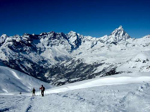 Grandes Murailles and Cervino - Matterhorn