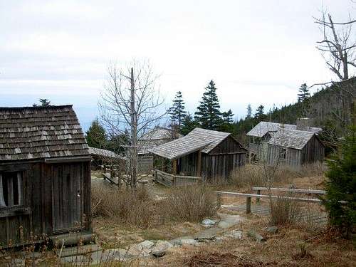 Cabins at the top